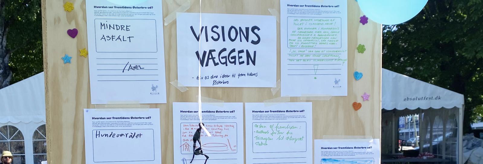 Visionsvæg til Østerbroweekend
